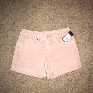 Pink high waisted shorts